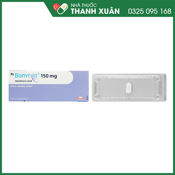 Thuốc Bonviva 150mg điều trị loãng xương và giảm nguy cơ gãy xương